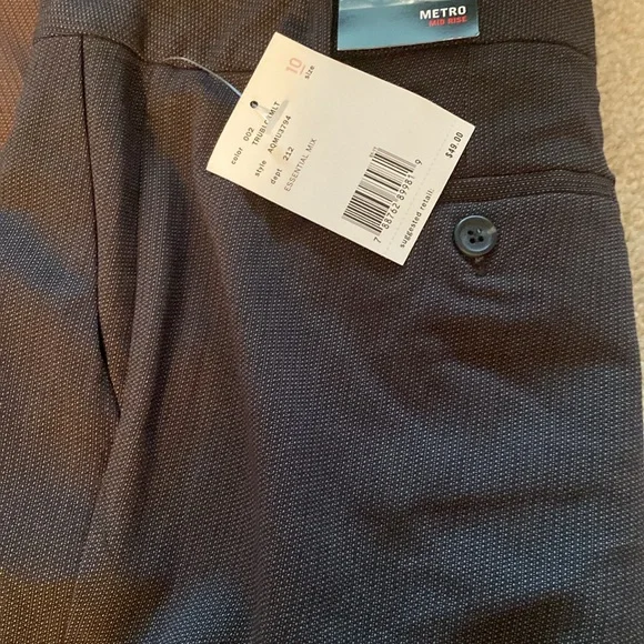2-pair bundle NWT axcess size 10 dress pants - Picture 4 of 11